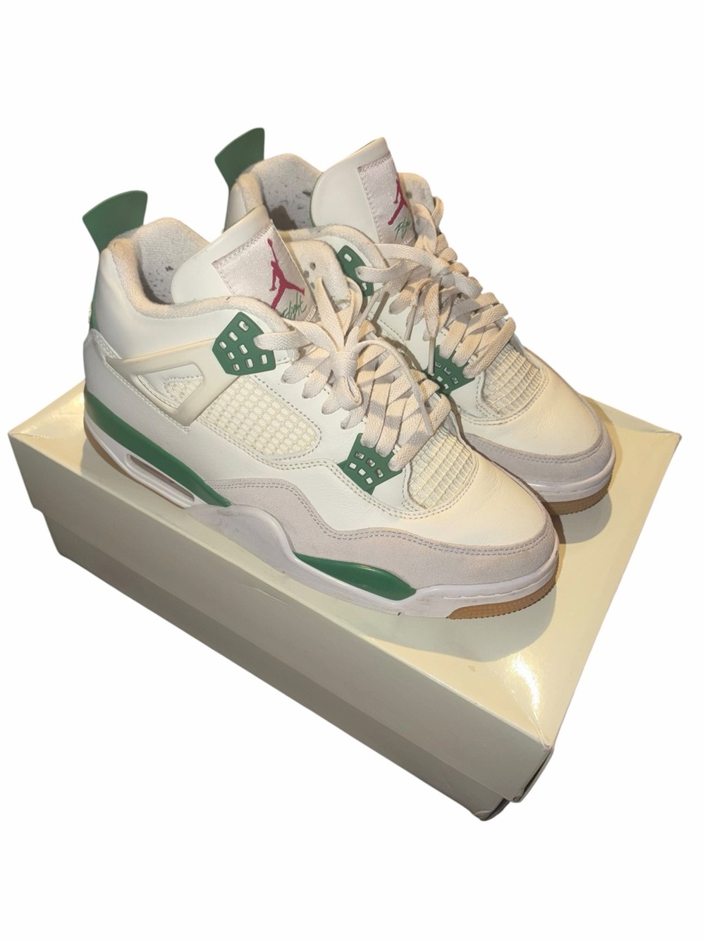 Nike Sb air jordan 4 pine green mens shoes size 10